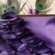 Purple Avant Garde Bridal Clutch- Custom, Made-to-order