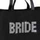 SALE-Brilliant Rhinestone Triple Beaded Bride Tote Bag