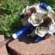 Dr. Who Paper Flower Wedding Bouquets. CHOOSE YOUR Colors, Papers, Books, Etc.  Anything Is Possible. CUSTOM Orders Welcome