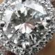 GIA 2.05ct Estate Vintage Round Diamond Engagement Wedding 18k White Gold Ring