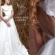 Bridal Gown MILORA, Unique Wedding Gown, Simple Wedding Dress, Bride Dress, Boho Wedding Dress, Princess Dress