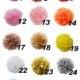 20 Tissue Paper Pom Poms Decoration * Hanging Pom Poms CHOOSE YOUR COLORS Wedding Birthday Baby Shower Party decoration