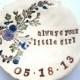 Always Your Little Girl Mother/Father of the Bride Spring/Summer Flower Design Jewerly Dish