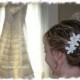 Bridal Hair Flowers, Floral Wedding Hair Pins, Wedding Ivory Hair Flower Pins, Set of 6, Stephanotis Hair Flowers, Ivory Floral Bobby Pins