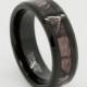 Tungsten Wedding Band,Tungsten Carbide,Tungsten Ring,Engagement Ring, 8mm Camo Hunting Camouflage Wedding Band  Beveledd Edge,Black Tungsten