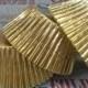 200 Gold Foil Cupcake Liners, Gold Foil Baking Cups, Bulk Gold Liners, Gold Wedding Cupcake Liners, Gold Paper Goods, Greaseproof Liners