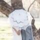 Special Offer White Battenburg Lace Vintage Umbrella Parasol For Bridal Bridesmaid Wedding