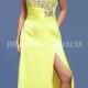 Buy Australia Sexy Side Split Skirt Daffodil LOng Evening Dress/ Prom Dresses By Dave & Johnny DJ-7573 at AU$155.96 - Dress4Australia.com.au