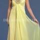 Buy Australia Open Back A-line Strapless Daffodil Empire Long Evening Dress/ Prom Dresses By Dave & Johnny DJ-7560 at AU$152.59 - Dress4Australia.com.au