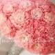 Bling! Light Pink Sola Flower Bouquet with rhinestone handle