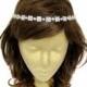 Simple Headband Wedding Rhinestone Headband Bridal Headpiece Jewel Headpiece Prom Hair Accessories Jeweled Headband