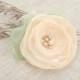 Ivory Wedding Hair Accessories, Vintage, Ivory Hair Flower, Bridal Hair Pin,  Pearl Crystal Hairpiece, Hair Flower
