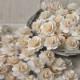 150  Pcs Natural Birch Wood Roses for Weddings, Home Decorations, Scrapbooking and Floral Arrangements