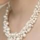 Wedding Pearl Necklace "Pearly Girly Necklace"