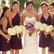 Purple Bridesmaid Dress - Convertible Infinity Wrap