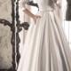 40% Off Handmade Elegant,White/Ivory Wedding Dress with Sleeves, Lace Up that Features Illusion Neckline,Bow Tie Front, A line,Buy Online