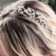 Fairie Queen romantic bridal rhinestone headband wedding