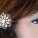 Large Hair pins, Pearl bobby pins, Bridesmaid hair Clip, Crystal Hair piece, Vintage Style, Wedding Head Piece, Hair flower