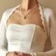 sale!!! 20% off BRIDAL SHRUG wedding bolero long sleeves alpaca warm color cream