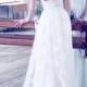 Black Friday Lace And Silk Wedding Dress With A Train // Kamille // 2 Pieces