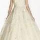 Petite Organza Ball Gown With Beaded Embroidery