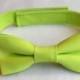 BLACK FRIDAY SALE Lime Green Bowtie - Infant, Toddler, Boys