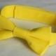 BLACK FRIDAY SALE Bright Yellow Bowtie - Infant, Toddler, Boy