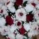 Burgundy Rose Bridal bouquet, double roses