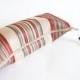Wedding Clutch red stripes, Gift for Mother of the Bride, Birthday Gift for Her, Bridesmaid Bag
