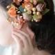 Fall Flower Hair Clip Accessory for an Autumn Rustic Wedding