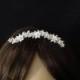 Bridal Wedding Tiara - Rhinestone Bridal Comb - Bridal Headpiece - Bridal Hair Comb