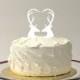 WINTER REINDEER Wedding Cake Topper CHRISTMAS Cake Topper Country Western Wedding Cake Topper Wilderness Doe and Buck Cake Topper