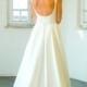 Cyber Monday Sale Custom made Chapel Train classic wedding dress, New Ivory/White Wedding dress Bridal Gown custom size 4-6-8-10-12-14