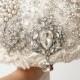 SALE!!! Diamante Brooch Bouquet - Bridal Bouquet - Wedding Bouquet