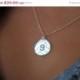 ON SALE Custom Volleyball Necklace with any number mirrored acrylic by Chicago Factory- (S100)