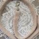 Ivory Wedding Dog Leash for Medium to Large Dogs Four Foot Length
