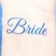Something Blue - Temporary Tattoo - Bride Tattoo - Wedding Tattoo