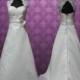 Vintage Style Cap Sleeves Keyhole A-line Lace Wedding Dress 