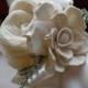 Wrist Corsage and/or Boutonniere, Sola Flowers, Rustic Country Wedding, Corsage & Boutonniere. Made to Order.