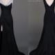 Black Satin Beading Cap Sleeve Long Prom Dress/Beading Party Dress/Black Prom Dress/Simple Long Prom Dress/Homecoming Dress DH384