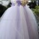 Lilac Flower Girl Dress Party dresses tutu dress baby dress toddler birthday dress wedding dress