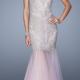 2015 Sleeveless Appliques Pink Sweetheart Tulle Zipper Ruched Floor Length Mermaid