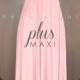 MAXI Plus Size Blush Bridesmaid Dress Convertible Dress Infinity Dress Multiway Dress Wrap Dress Wedding Dress Twist Dress Prom Dress