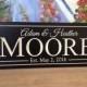 Personalized Wedding, Carved Sign, Carved Sign, Family Name Sign, bridal shower gift, Bridesmaid gift idea, wedding centerpieces, 4S5
