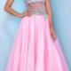 A-line Sweetheart Natural Floor Length Sleeveless Beading Lace Up Tulle Taffeta Pink Lilac Prom / Homecoming / Evening Dresses By Splash J205