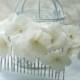 Hydrangea comb, Bridal flower headpiece, Bridal flower comb, Bridal hair flower, Wedding flower comb, Bridal hair accessories
