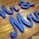 Mr and Mrs Wedding Signs - Mr and Mrs Letters - Mr and Mrs Wedding Table Decoration - Mr and Mrs Sign - Mr and Mrs Wedding Photo Prop -