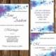 Printable Wedding Invitation, RSVP, Information Card, Calligraphy invitation, Flower  Wedding Set, Printable Suit, Table Numbers FREE