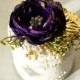 Wedding Ring Bearer Pillow Box Eggplant Wedding Purple Wedding Plum Wedding Ring Bearer Box Wooden Mardi Gras Wedding