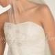 Veil for Brides, Short Veil - Simply Pencil Edge Veil - Elbow or Fingertip Length